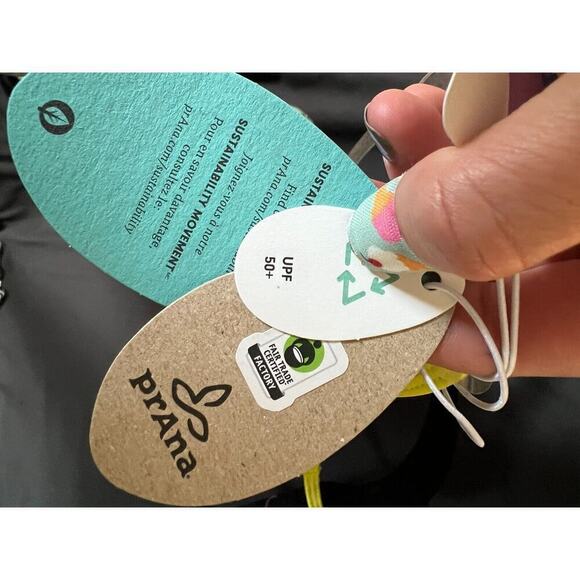 NWT prAna Lurisia One Piece Colorblock Swimsuit Size XS Small NEW $95 - Picture 5 of 6